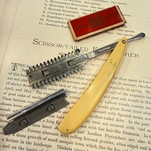 Vintage Durham Duplex Men’s Straight Razor with Bakelight Handle Barber Shop